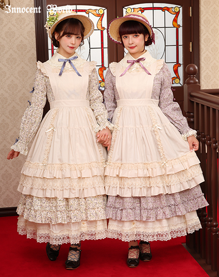 大人になったアリスエプロン(ミディー丈)(受注生産)(ご予約)