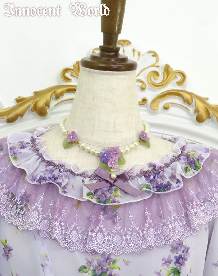 乙女のすみれネックレス