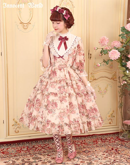ローズシフォンドレス