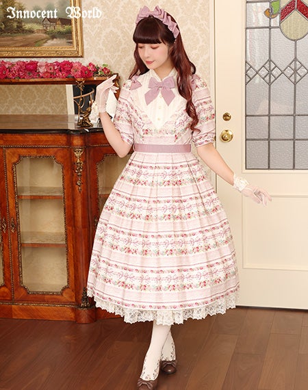 リボンローズワンピース