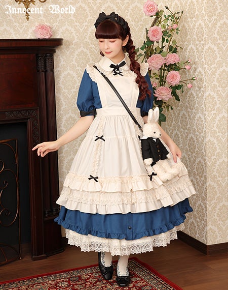 大人アリスティアードワンピース/コーディネート例