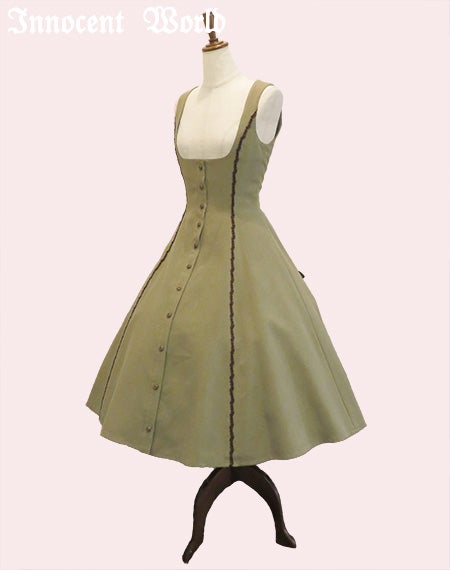 ビクトリアンバッスルジャンパースカート