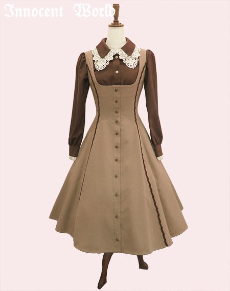 ビクトリアンバッスルジャンパースカート