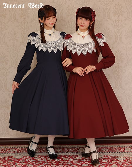 リボンレースワンピース