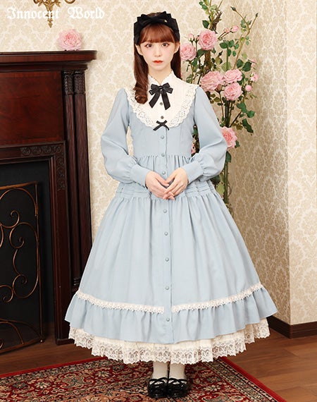 大人アリス　トーションレースワンピース/コーディネート例