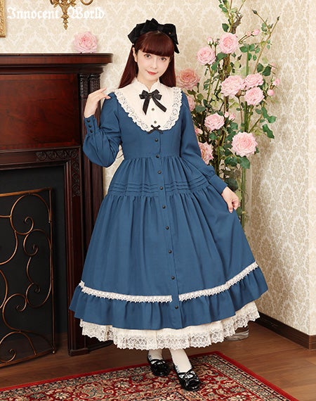大人アリス　トーションレースワンピース/コーディネート例