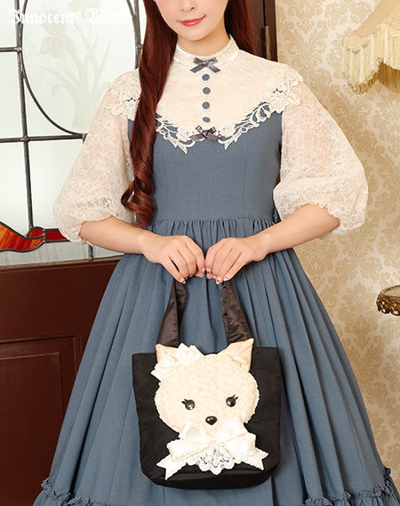 レディクリームキャットバッグ