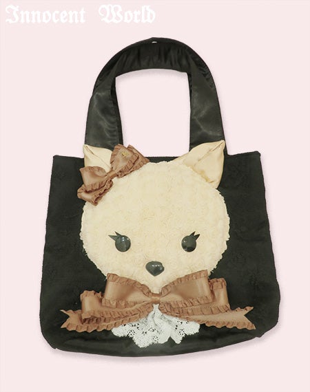 レディクリームキャットバッグ