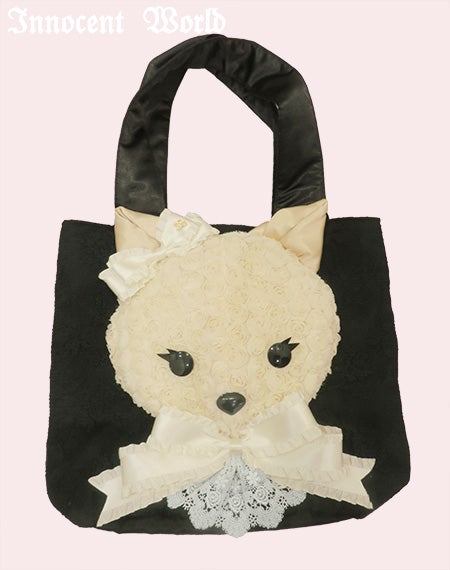 レディクリームキャットバッグ