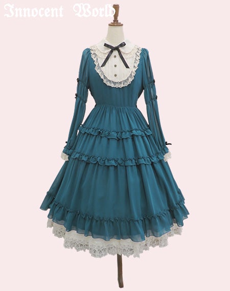 大人アリスシフォンドレス/コーディネート例