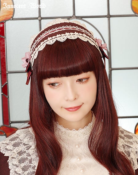 小花レースヘッドドレス