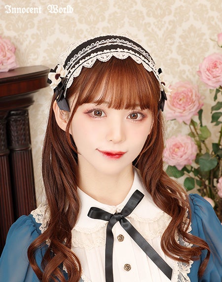 小花レースヘッドドレス