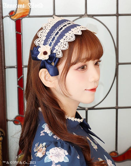 小花レースヘッドドレス