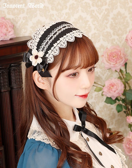 小花レースヘッドドレス