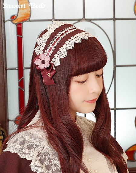 小花レースヘッドドレス