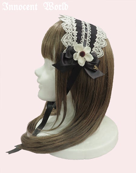 小花レースヘッドドレス