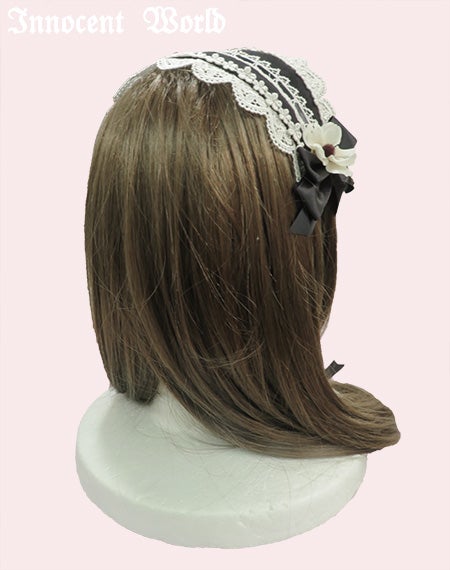 小花レースヘッドドレス