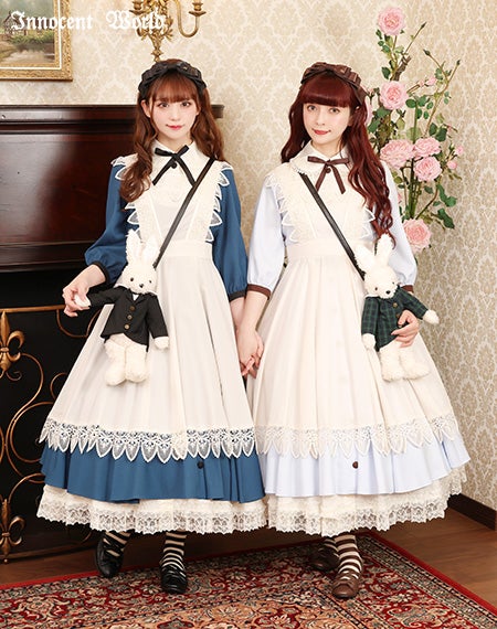 大人アリスフレアーワンピース