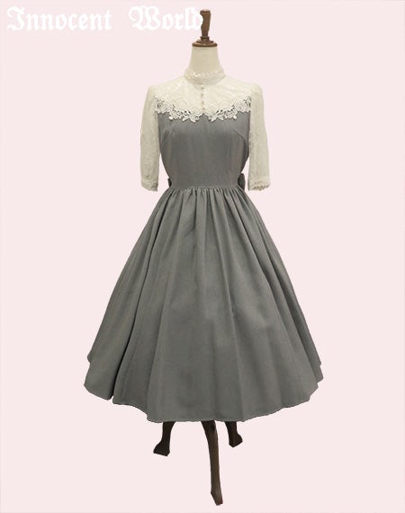 クラシカルローズレースワンピース