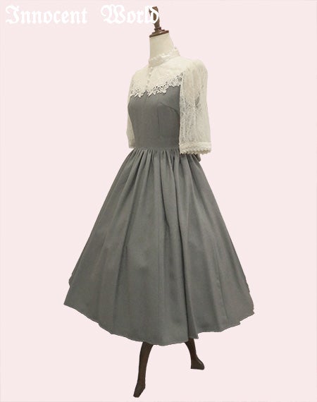 クラシカルローズレースワンピース