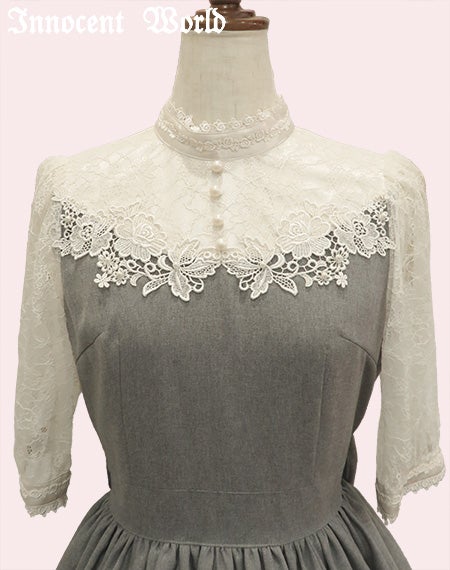 クラシカルローズレースワンピース