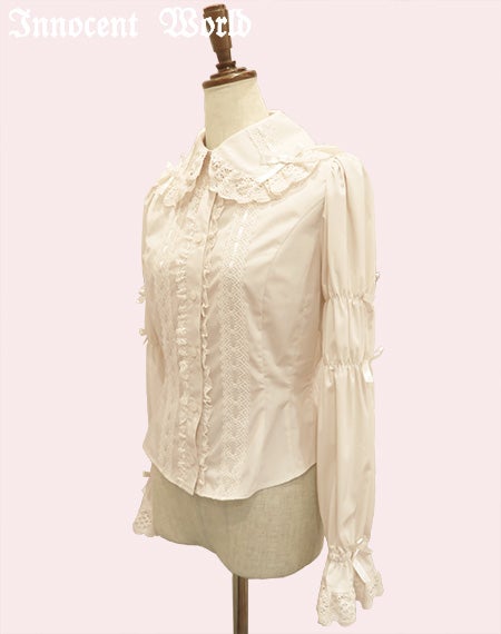 クラシカルリボンブラウス