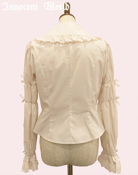 クラシカルリボンブラウス