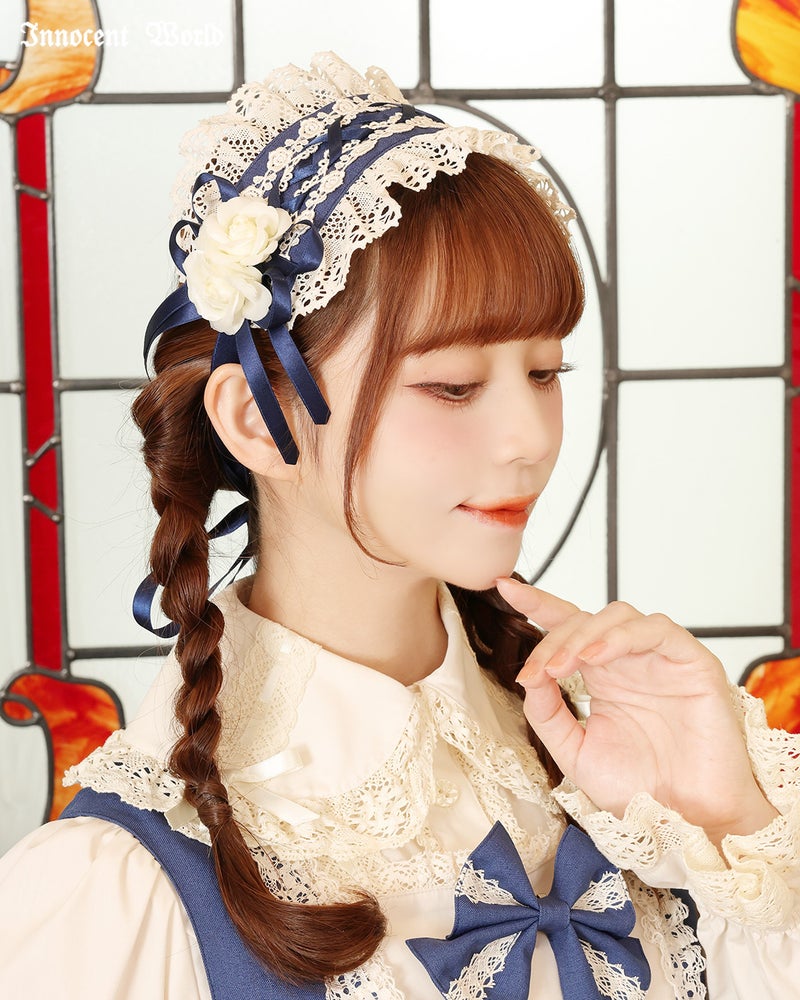 クロスリボンヘッドドレス