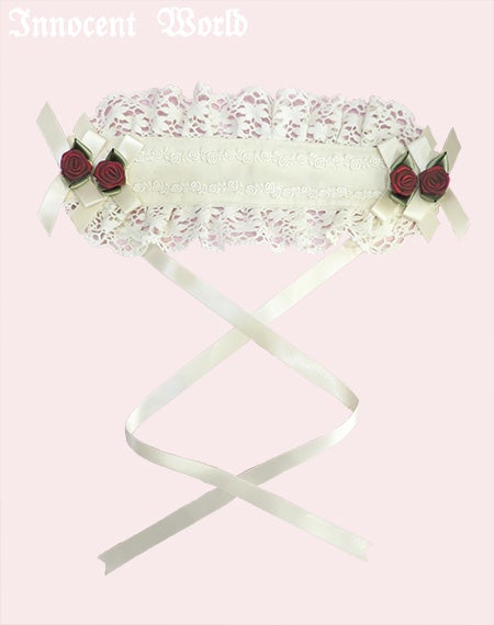 巻きバラヘッドドレス