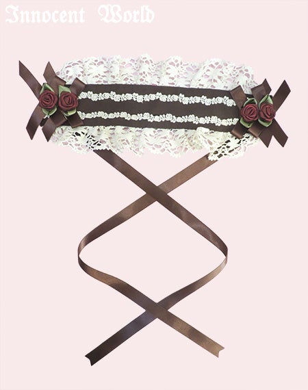 巻きバラヘッドドレス