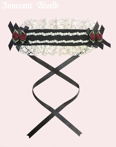 巻きバラヘッドドレス