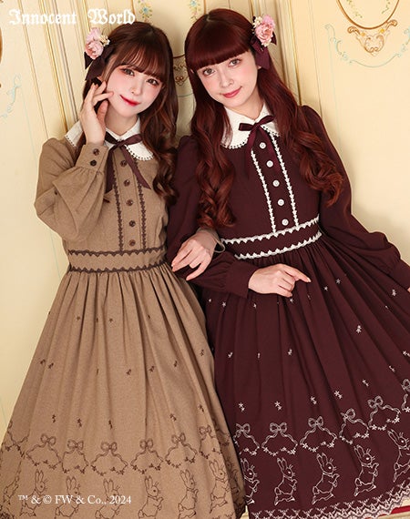 ピーターラビットTM刺繍ワンピース