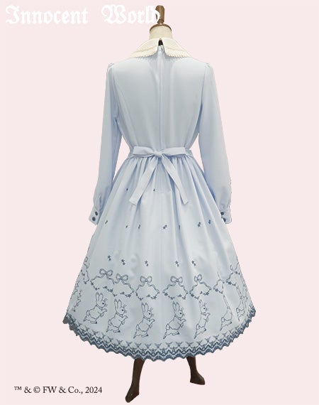 ピーターラビットTM刺繍ワンピース