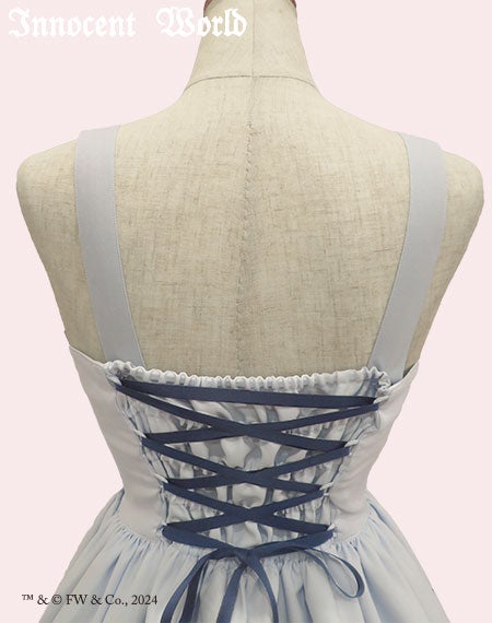 ピーターラビットTM刺繍ジャンパースカート