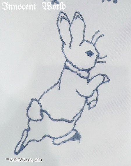ピーターラビットTM刺繍ジャンパースカート