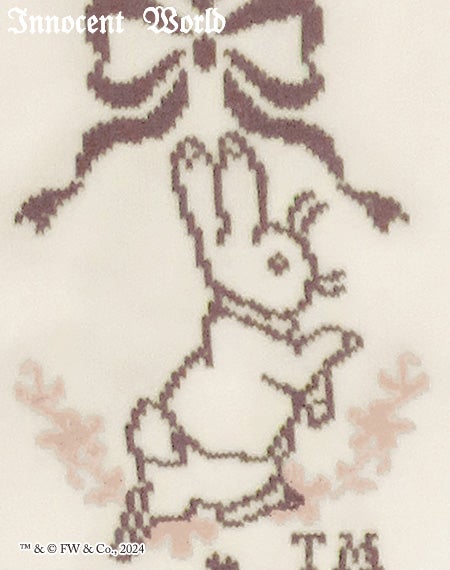 ピーターラビットTM小花オーバーニー