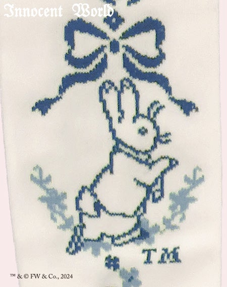 ピーターラビットTM小花オーバーニー