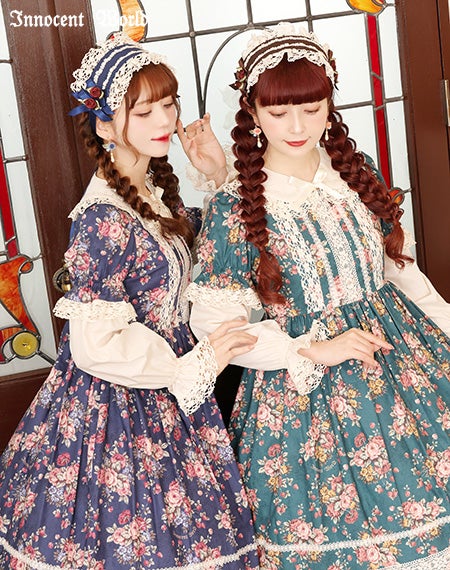 薔薇と苺のドールワンピース