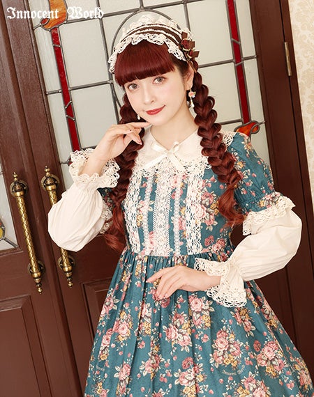 薔薇と苺のドールワンピース