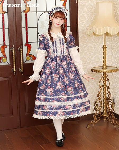 薔薇と苺のドールワンピース