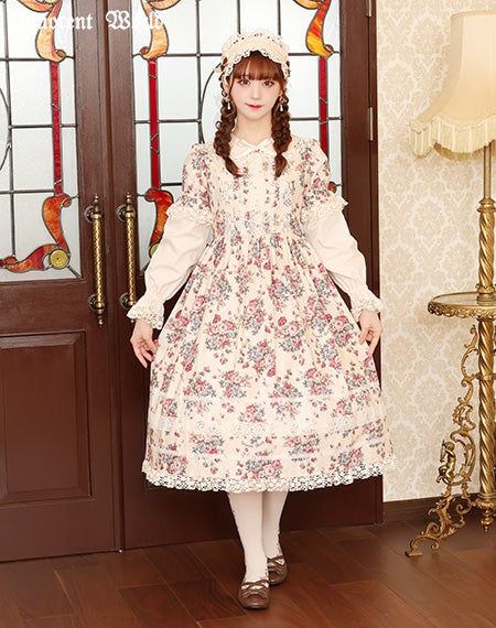薔薇と苺のドールワンピース