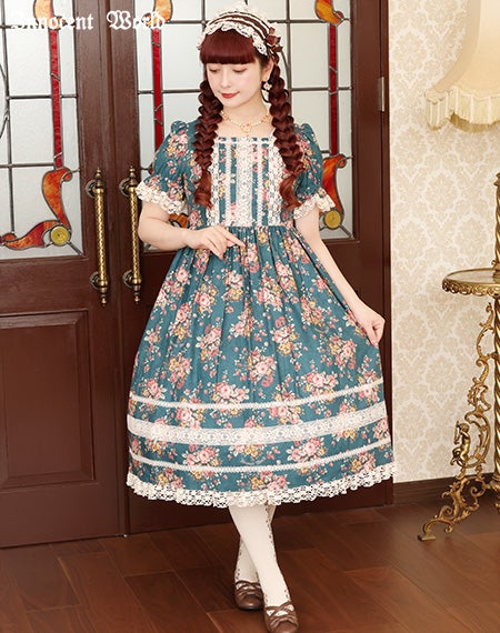 薔薇と苺のドールワンピース