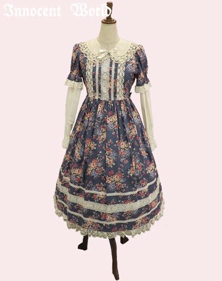 薔薇と苺のドールワンピース