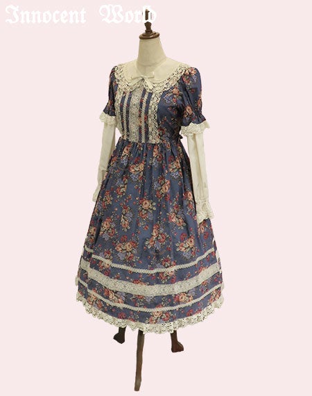 薔薇と苺のドールワンピース