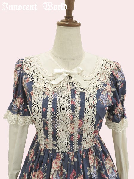 薔薇と苺のドールワンピース