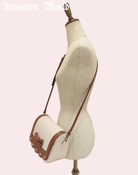 ハートリボン2WAYバッグ