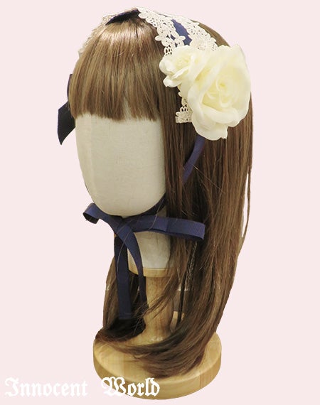 華麗な薔薇のヘッドドレス