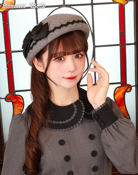 Innocent Worldマリーリボンハット　黒 Innocent World（帽子）のフリマアイテム一覧