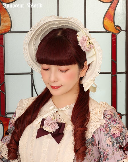 ミニチュアローズリボンクリップ