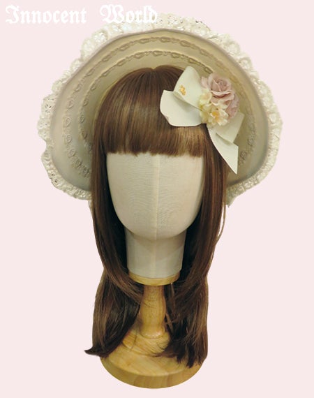 ミニチュアローズリボンクリップ/コーディネート例